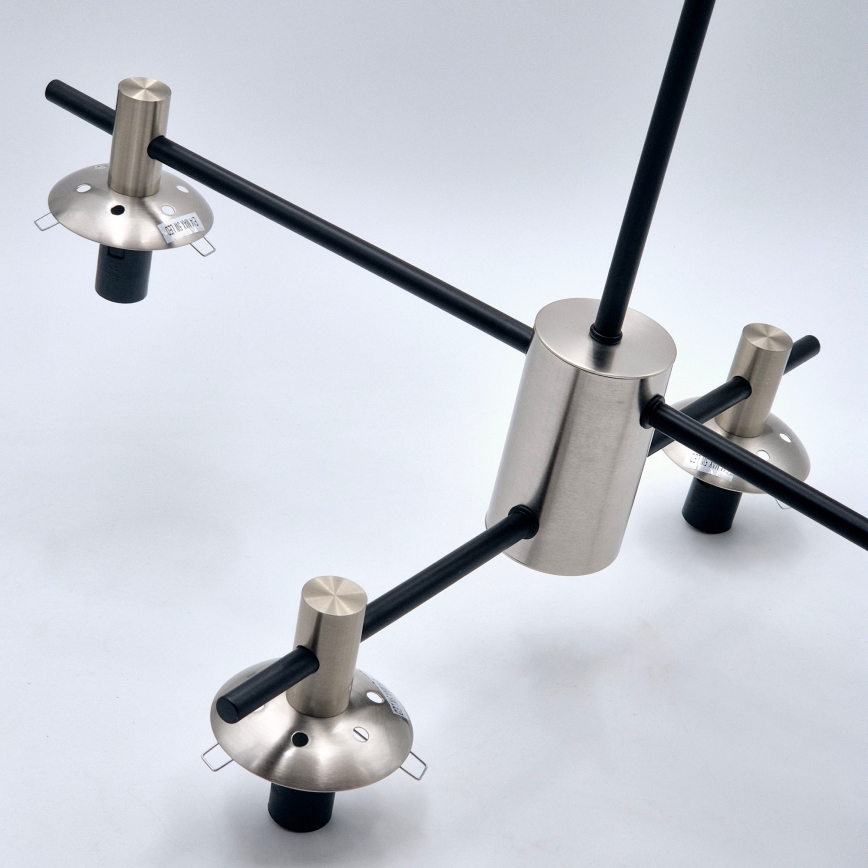 Viseći luster LILOU 4xE14/5W/230V mat krom/dimna