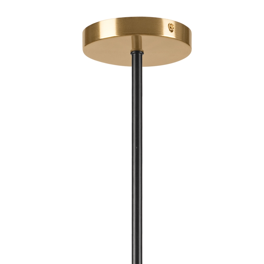 Viseći luster LILOU 6xE14/5W/230V zlatna/crna/dimna bež