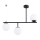 Viseći luster LUNA 3xE14/10W/230V crna