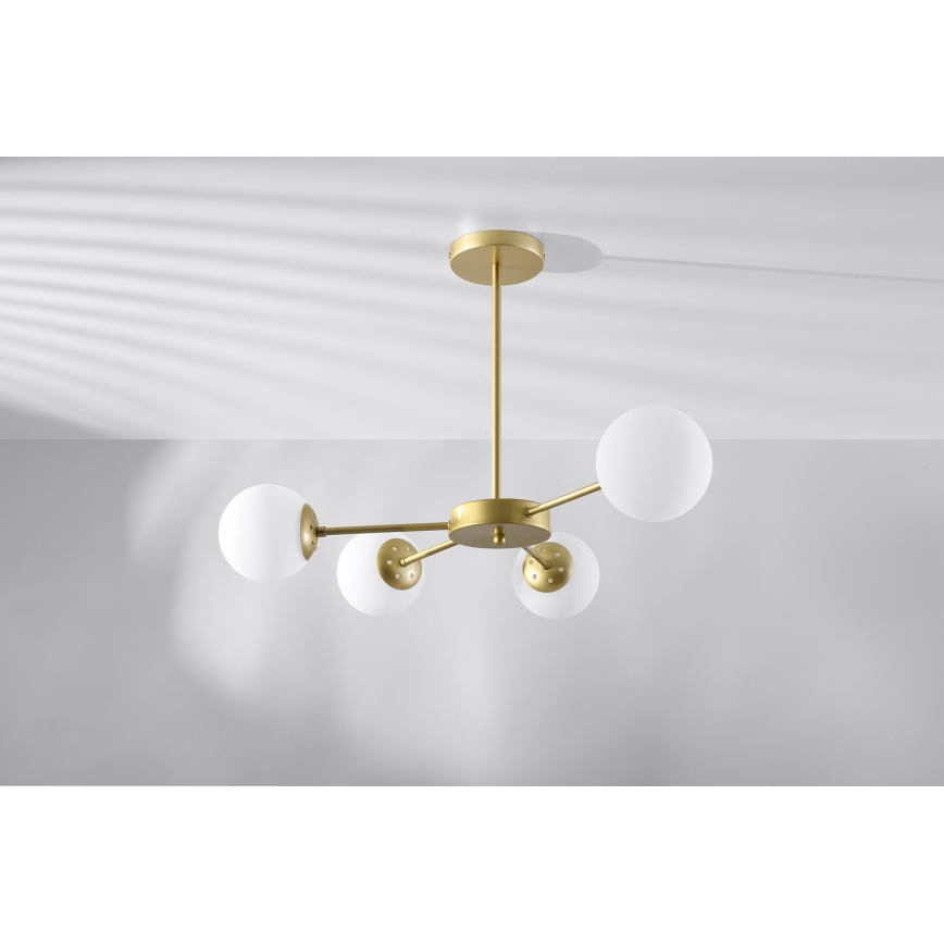 Viseći luster MATI 4xG9/20W/230V zlatna