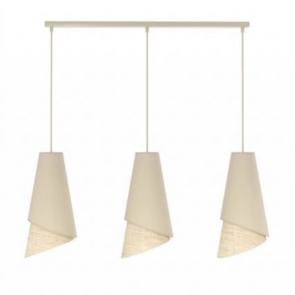 Viseći luster MODA na sajli 3xE27/15W/230V bež/ratan