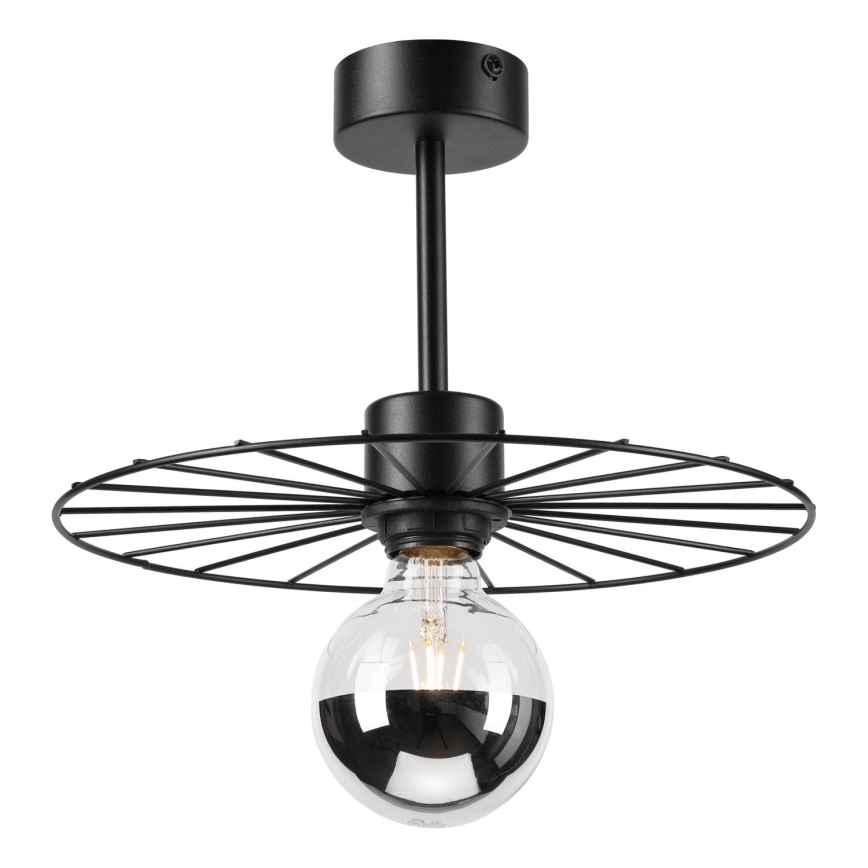 Viseći luster MONTANA 1xE27/15W/230V pr. 30 cm crna