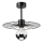Viseći luster MONTANA 1xE27/15W/230V pr. 30 cm crna