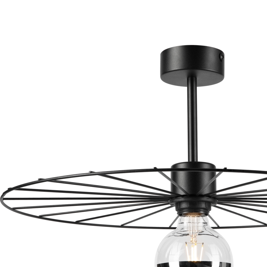 Viseći luster MONTANA 1xE27/15W/230V pr. 45 cm crna