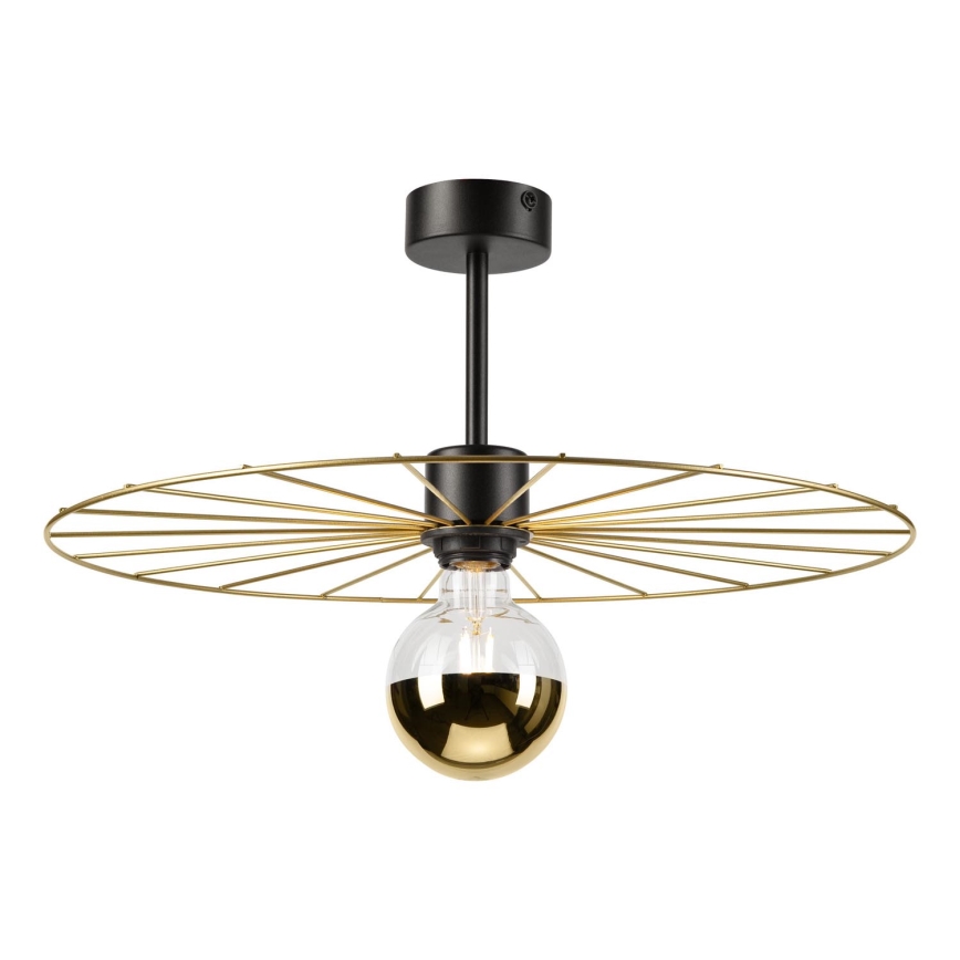 Viseći luster MONTANA 1xE27/15W/230V pr. 45 cm zlatna/crna