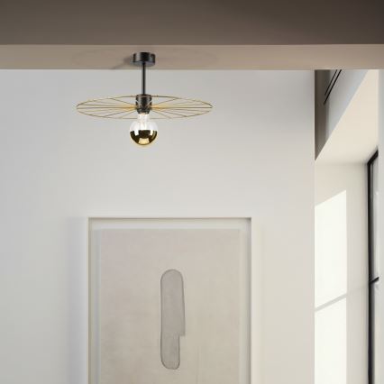 Viseći luster MONTANA 1xE27/15W/230V pr. 45 cm zlatna/crna