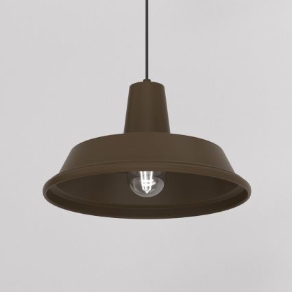 Viseći luster na kabelu CLASS 1xE27/15W/230V, smeđa