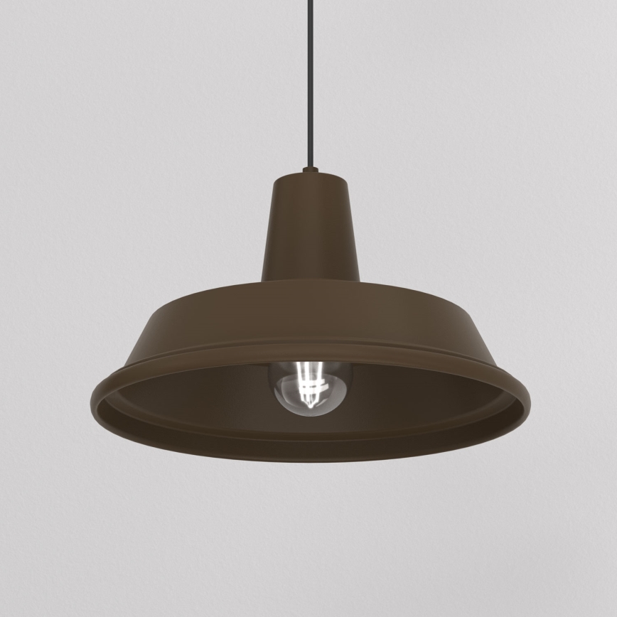 Viseći luster na kabelu CLASS 1xE27/15W/230V, smeđa