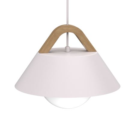 Viseći luster na kabelu FUNDA 1xE27/15W/230V krem boje