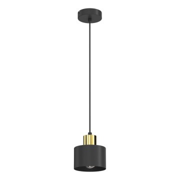 Viseći luster na kabelu PARKLA 1xE27/15W/230V crna