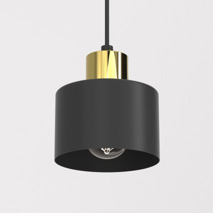 Viseći luster na kabelu PARKLA 1xE27/15W/230V crna