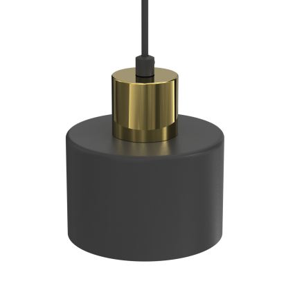 Viseći luster na kabelu PARKLA 1xE27/15W/230V crna