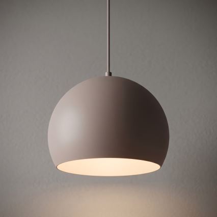 Viseći luster na kabelu SOOL 1xE27/15W/230V, promjer 27 cm, krem boje