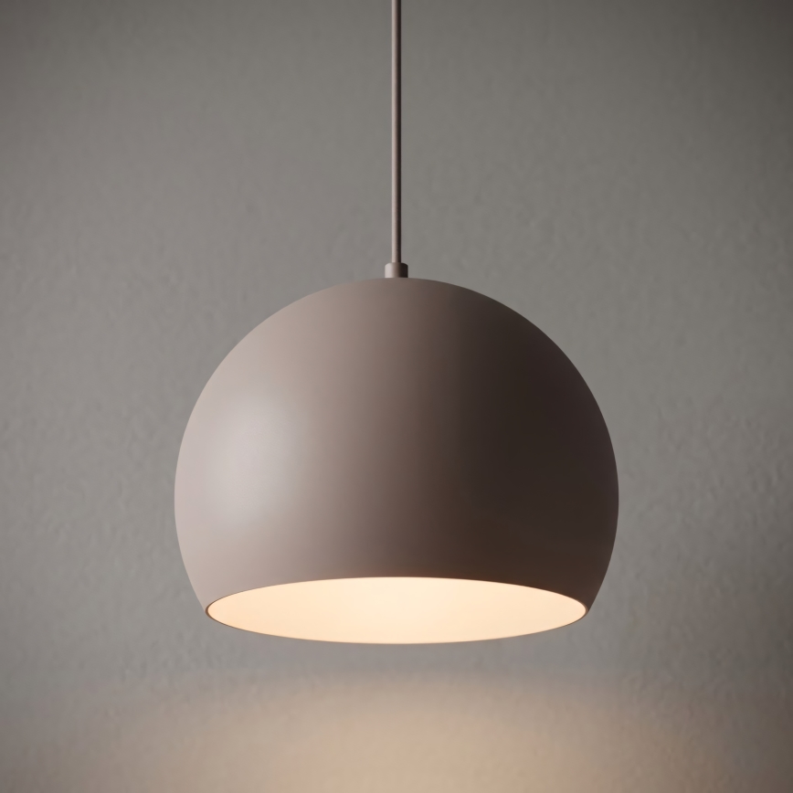 Viseći luster na kabelu SOOL 1xE27/15W/230V, promjer 27 cm, krem boje