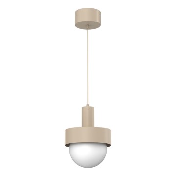 Viseći luster na kablu CANAN 1xE27/15W/230V, promjer 20 cm, bež