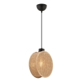 Viseći luster na kablu DRUM 1xE27/60W/230V smeđa