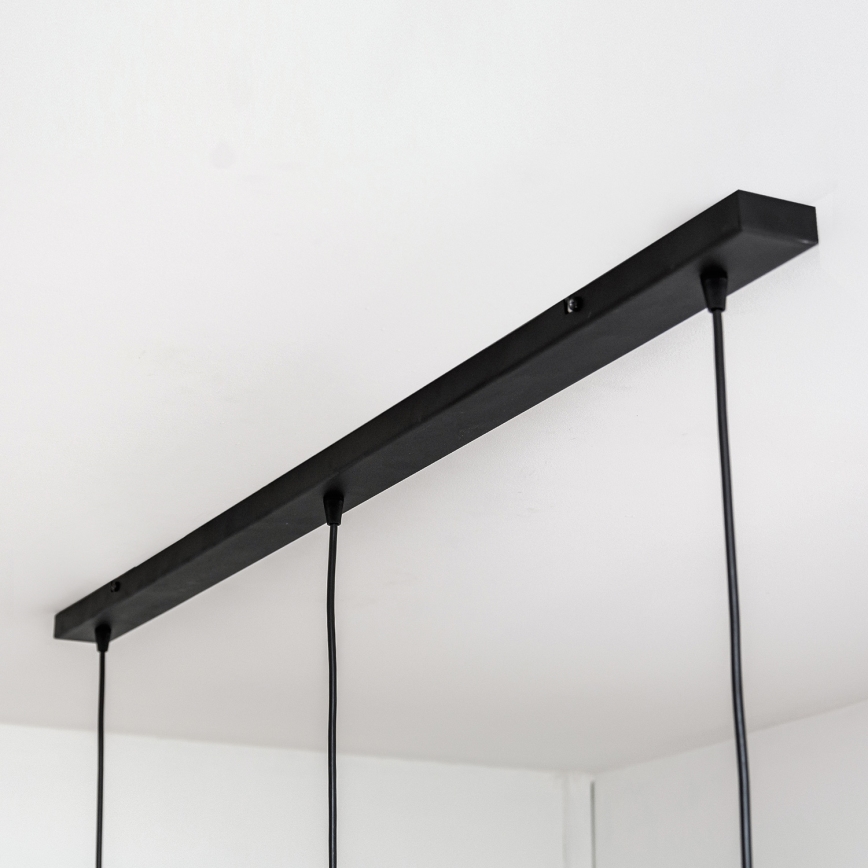 Viseći luster na lanku SOLANO 3xE27/15W/230V crno/zlatni