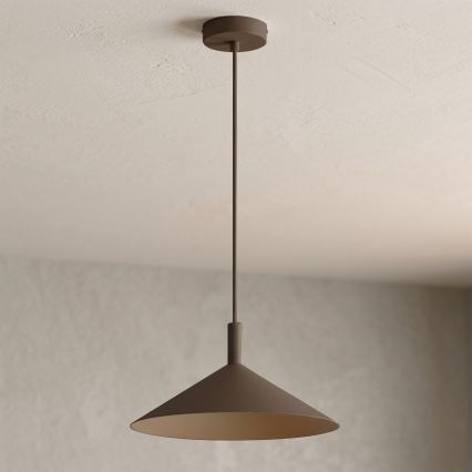 Viseći luster na sajli ANEGA 1xGX53/15W/230V, promjer 30 cm, smeđa