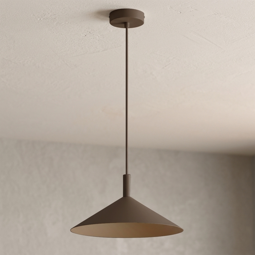 Viseći luster na sajli ANEGA 1xGX53/15W/230V, promjer 30 cm, smeđa