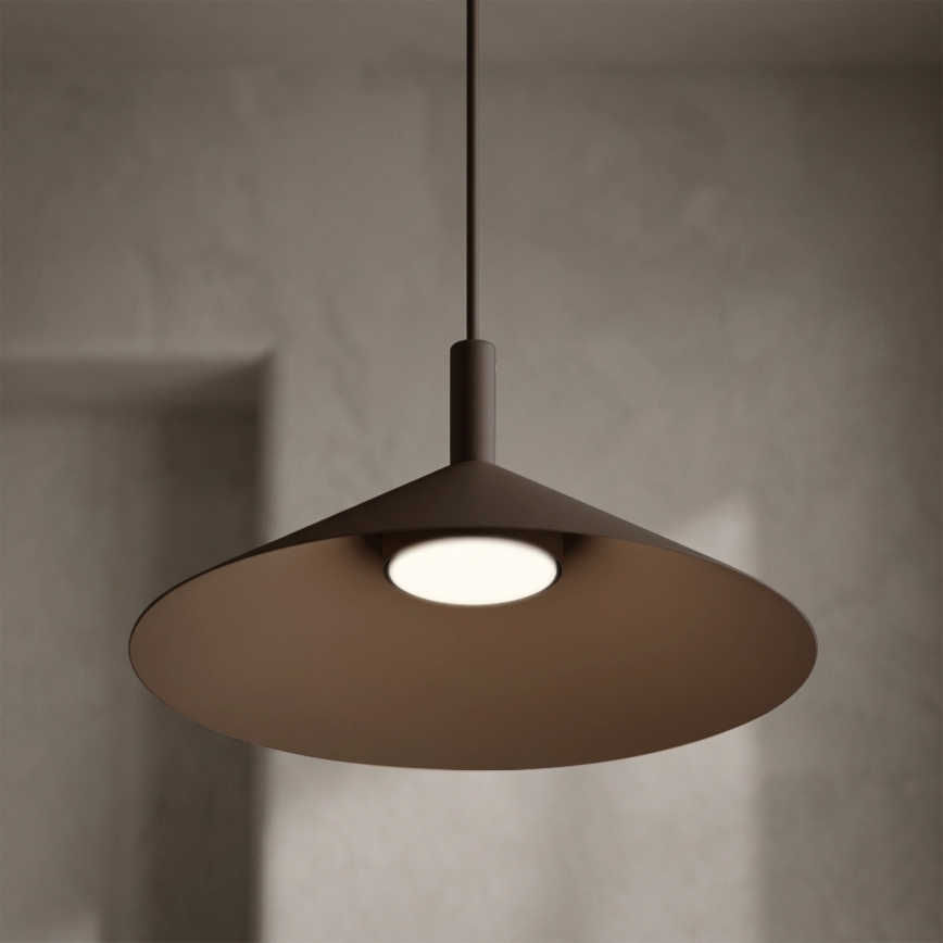 Viseći luster na sajli ANEGA 1xGX53/15W/230V, promjer 30 cm, smeđa