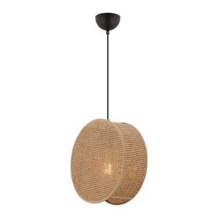 Viseći luster na sajli BIG DRUM 1xE27/60W/230V smeđa