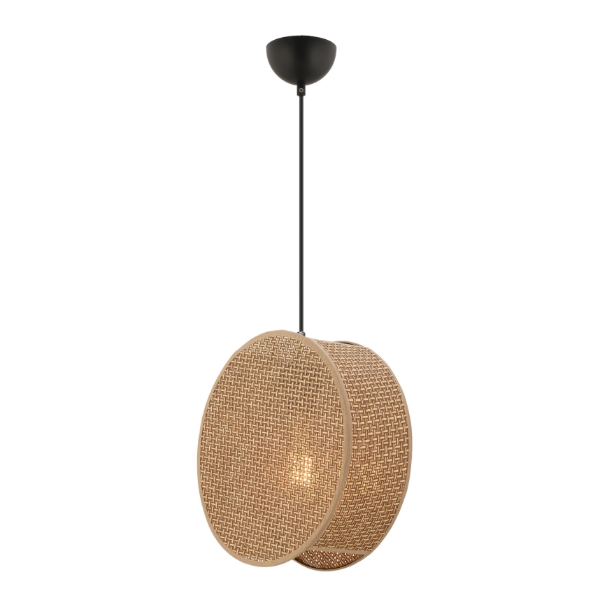 Viseći luster na sajli BIG DRUM 1xE27/60W/230V smeđa