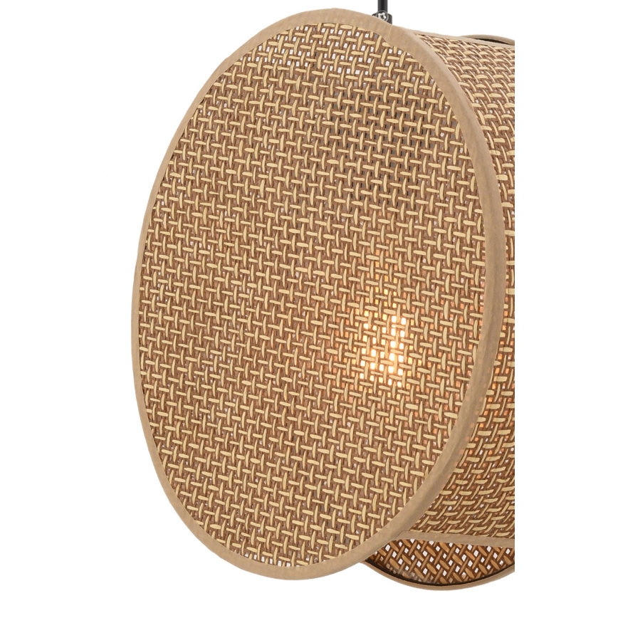 Viseći luster na sajli BIG DRUM 1xE27/60W/230V smeđa