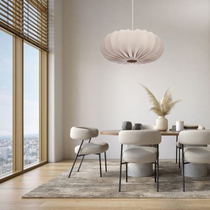 Viseći luster na sajli CAFEE 1xE27/40W/230V Ø 66 cm bež