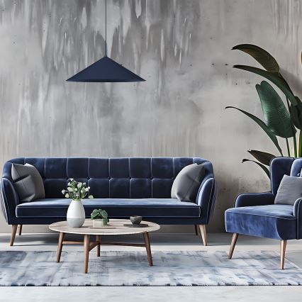 Viseći luster na sajli CAPITAL 1xGX53/15W/230V, promjer 60 cm, plave boje