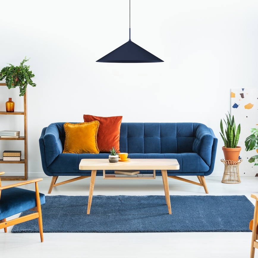 Viseći luster na sajli CAPITAL 1xGX53/15W/230V, promjer 60 cm, plave boje