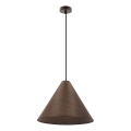 Viseći luster na sajli CONO 1xE27/40W/230V mahagonski furnir