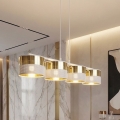 Viseći luster na sajli LUX 4xE27/15W/230V bijela/zlatna