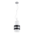 Viseći luster na sajli TRI-STAR 1xE27/15W/230V, crni/sjajni krom