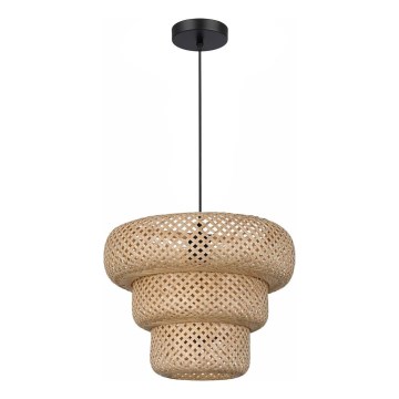 Viseći luster na sajli TULUM 1xE27/15W/230V Ø 35 cm, bambus