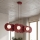 Viseći luster na sajli UMBRA 6xG9/8W/230V crvena