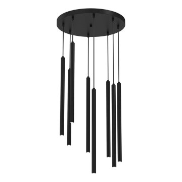 Viseći luster na sajli YORU 8xG9/8W/230V crni