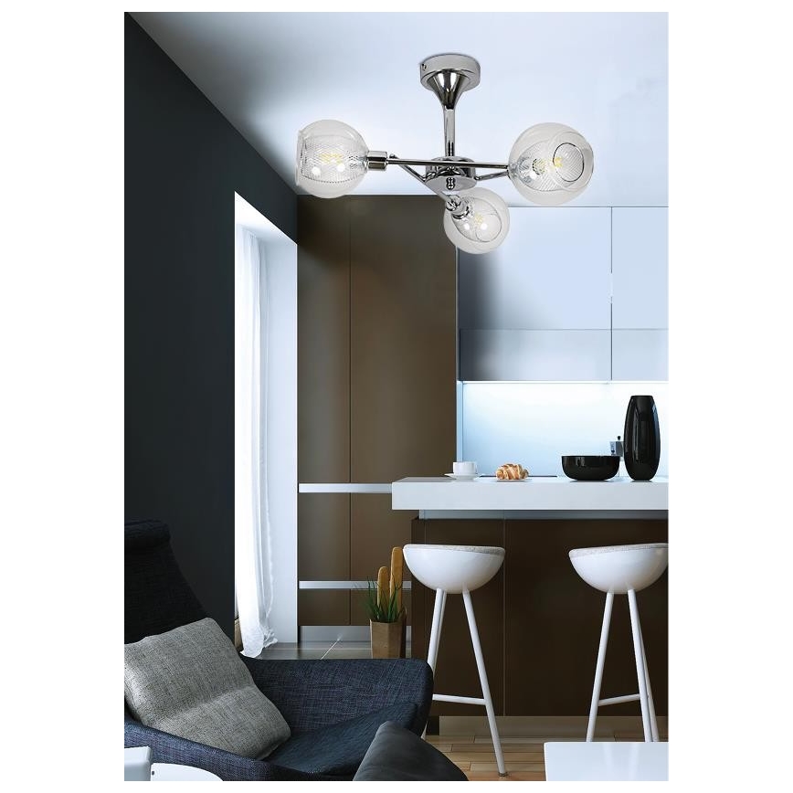 Viseći luster OZZO 3xE14/40W/230V