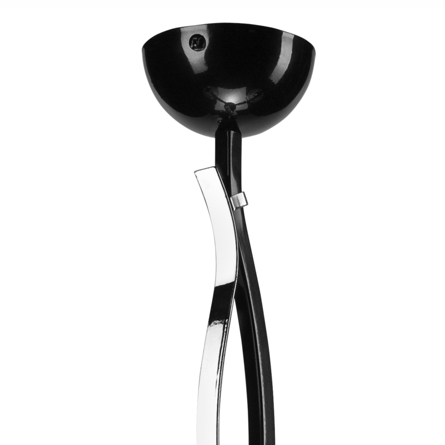 Viseći luster PAULA 3xE27/60W/230V crna