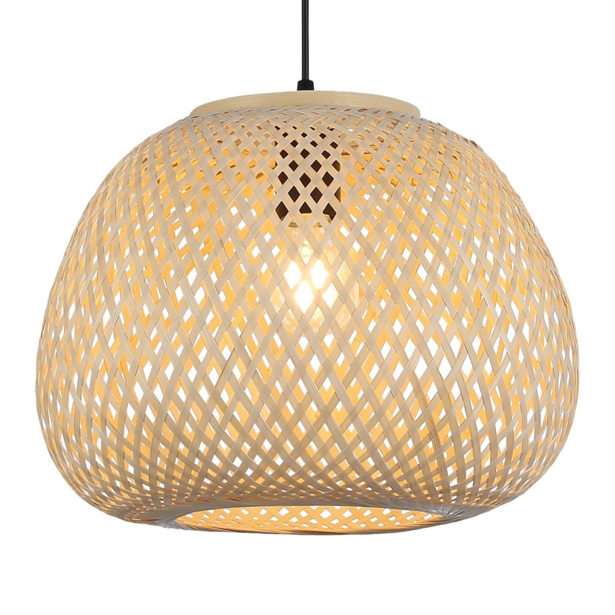Viseći luster PETRA na sajli 1xE27/15W/230V bambus