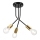 Viseći luster PRIYA 3xE27/15W/230V crna