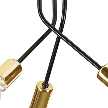 Viseći luster PRIYA 3xE27/15W/230V crna