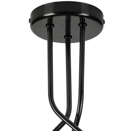 Viseći luster PRIYA 3xE27/15W/230V crna