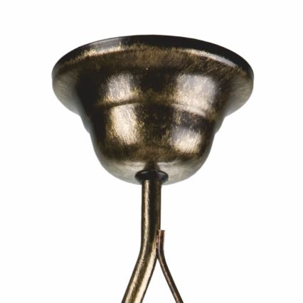 Viseći luster RETRO 1xE27/60W/230V crna patina