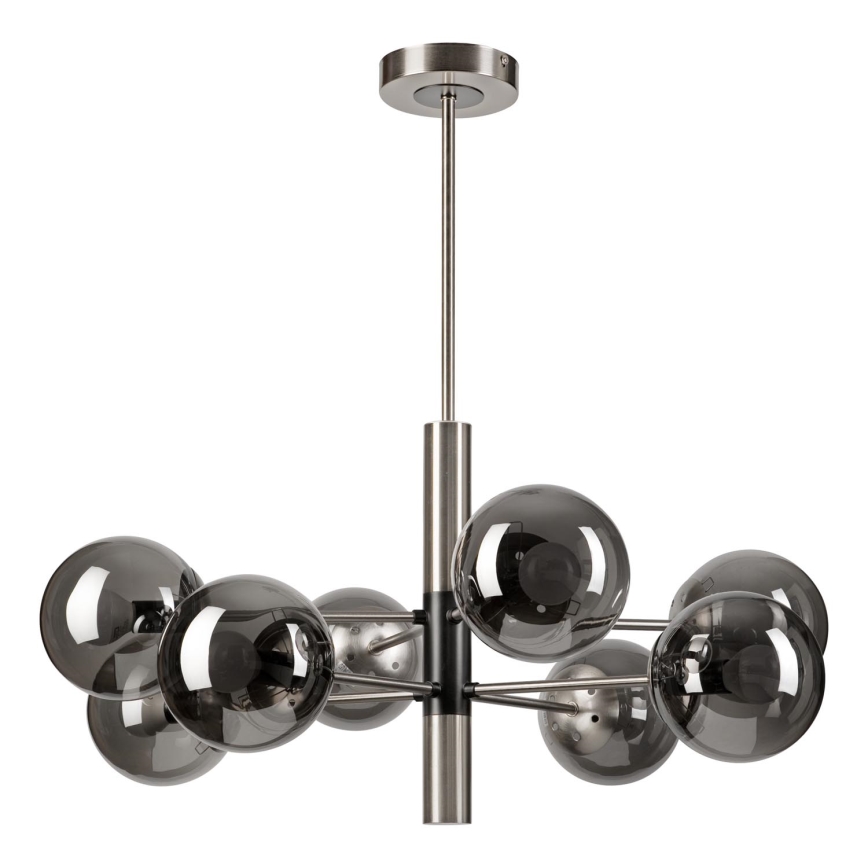 Viseći luster ROLLO 8xE14/5W/230V mat krom/dimna