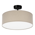 Viseći luster RONDO 4xE27/15W/230V pr. 40 cm bež