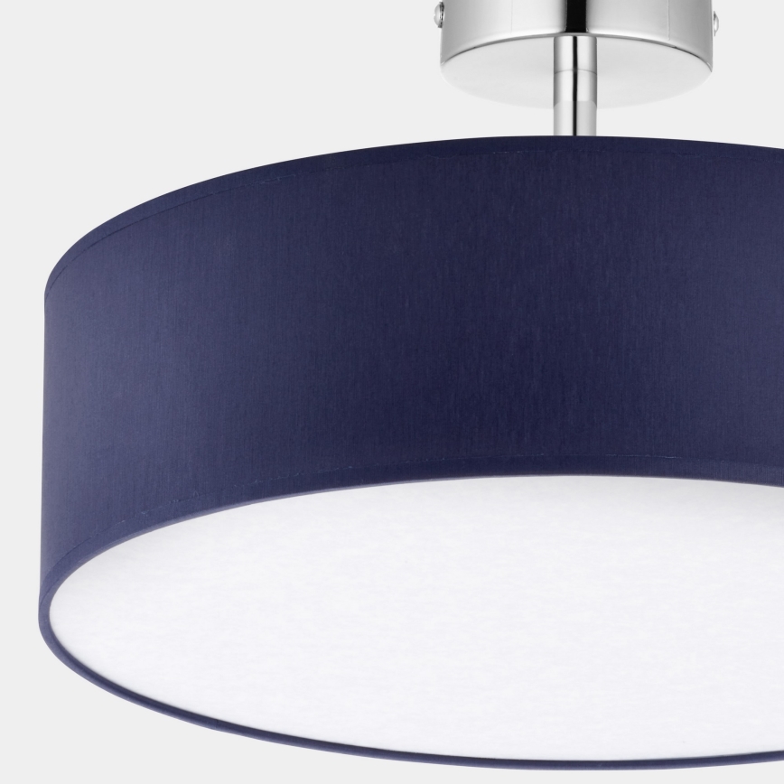 Viseći luster RONDO 4xE27/15W/230V pr. 40 cm plava