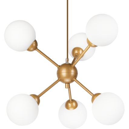 Viseći luster RUBBY BALL 6xG9/5W/230V zlatna