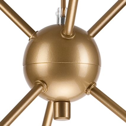 Viseći luster RUBBY BALL 6xG9/5W/230V zlatna