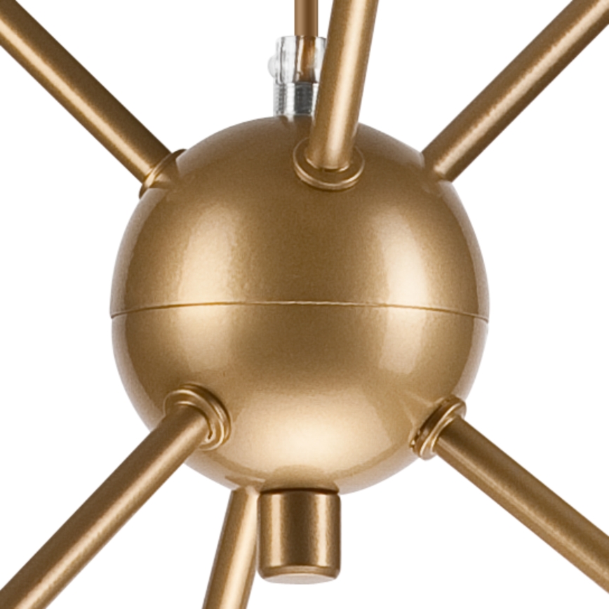 Viseći luster RUBBY BALL 6xG9/5W/230V zlatna