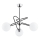 Viseći luster SAGITO 3xE14/10W/230V krom